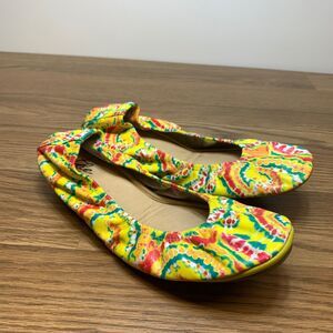 The Storehouse Flats LIMITED EDITION Summer Breeze Tie Dye Sz 10 Ballet Slip On